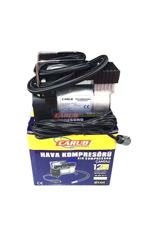 Çakmaklık Girişli Oto Hava Kompresörü 12 Volt Metal Gövdeli