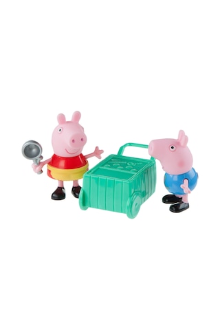 Peppa Pig - Dondurmacı Peppa Ve Kardeşi George Figür Oyuncak Seti