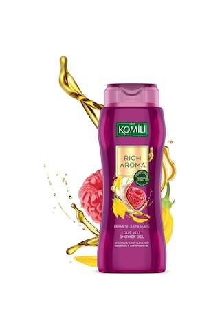 Lexroo Komili Rich Aroma Refresh&energize Kalıcı Parfüm Etkili Duş Jeli 500ml, F3100219-002, Mor Diğer