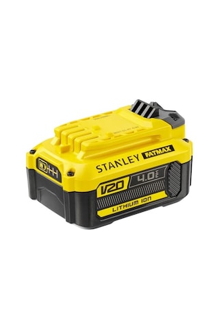 Stanley - Fatmax Sfmcb204-xj Fatmax 18v/4.0 Ah Sfmcb204 Lityum İyon, Kendi Kendine Deşarj Yok, Hafıza Etkisi Yok, 3 Kademeli Led Şarj Durumu Göstergesi, Tüm V20 Akü Ürünleri İçin Kullanılabilir