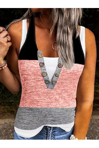 Soonaksesuar Kadın V Yakalı Önden Düğmeli Viskon Bluz Turuncu