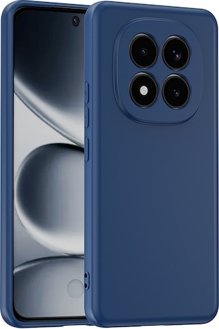 Xiaomi Redmi Note 15 Pro Plus 5g İle Kılıf Içi Kadife Lansman Tasarım Telefon Kılıfı Kapak Lacivert