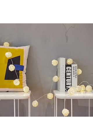 Sepak Takraw Işıkları Led Dize Işıkları Noel Çocuk Odası Dekorasyon Işıkları Tatil Işıkları Sıcak Beyaz