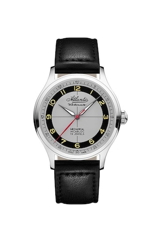 Atlantic Worldmaster Original Mechanical 53680.41.23 Kurmalı Mekanik Erkek Kol Saati Metalik Gri