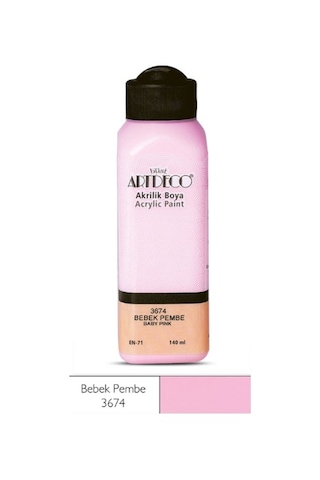 Artdeco Akrilik Boya 140 Ml Bebek Pembe Y-070R-3674