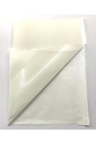 Bsn Tela 1x1 Metre 50 Micron - Çift Taraflı Yapışkan Tela - Arma Yapıştırma Telası - Laminasyon Telası - Dikiş