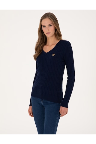Pierre Cardin Kadın Lacivert Kazak /triko 50317062-vr033 Lacivert
