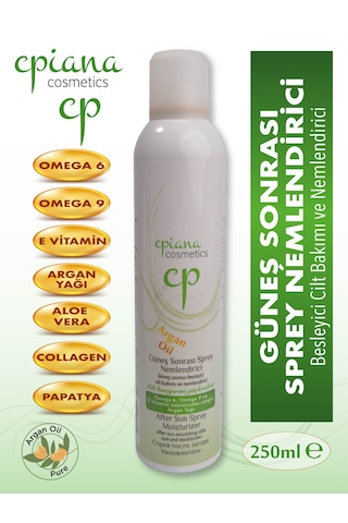 Sprey Güneş Sonrası Argan Yağlı Krem 250ml Nitrojen Gazlı