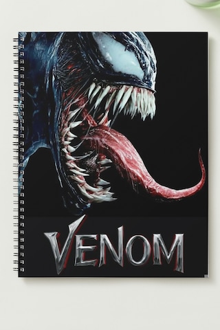 Venom A5 Metal Spiralli Çizgisiz Sert Kapak Venom Defter