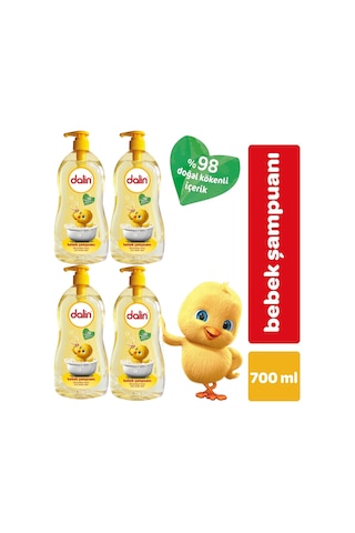 Dalin Bebek Şampuanı Klasik 700ML Pompalı (4 Lü Set)