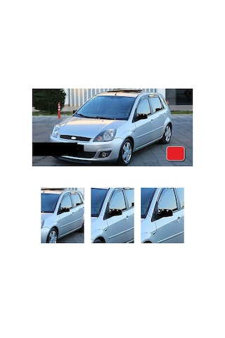 Ford Fiesta Mk5 2 Kapı Uymaz Batman Yarasa Ayna Kapağı Parlak Siyah Abs 2006 2007 2008