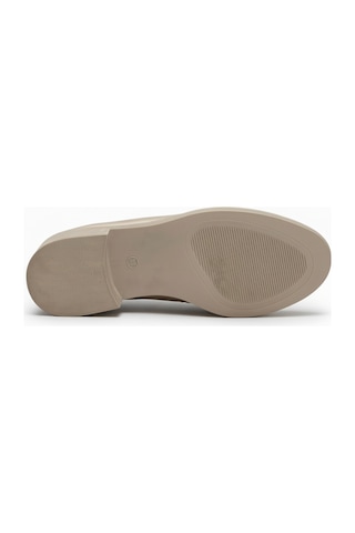 Dosa Shoes Babet Klasik Tokalı Kadın Ayakkabı Bej