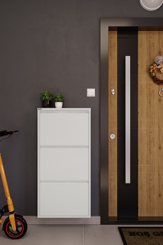 Ceha  3'lü Metal Ayakkabılık - Beyaz K.AYK-3 /AB9010 Beyaz
