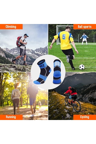 Yeşil Yansıtıcı Bisiklet Çorapları Yüksek Görünürlük Nefes Alabilen Atletik Çoraplar Bisiklet Sürme Koşu Çorapları Yeşil