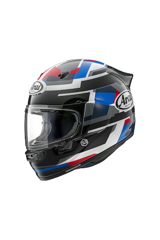 Araı Kask-quantıc Abstract Blue Çok Renkli