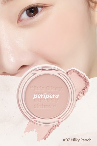 Peripera Pure Blushed Sunshine Cheek 07 Milky Peach