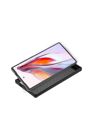 Galaxy Uyumlu S24 Ultra Kılıf Aramid Karbon Fiber Magsafe Özellikli Wlons Radison Kapak