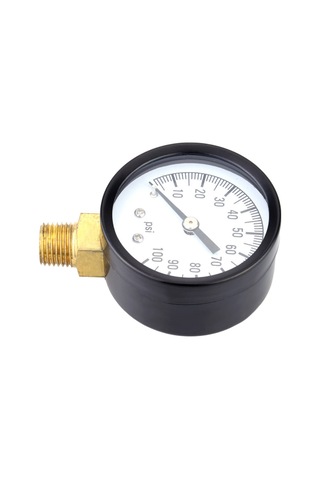 0-100psı 1/4'' Kuyusu Pompa Havuz Spa Filtresi Su Basıncı Manometresi Pirinç Soket Bağlantısı
