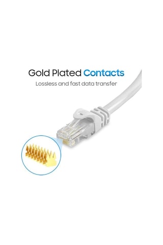 Cat6 Ethernet Internet Lan Network Patch Kablo -Fabrikasyon 10Mt
