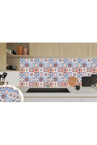 Tink Meksika 019 Karma Desenli Pvc Karo 30X30 Cm