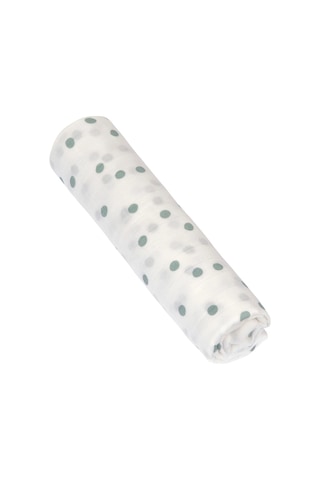 Lassig Tiny Team Ultra Yumuşak Müslin Örtü 120 X 120cm Granite Green Yeşil