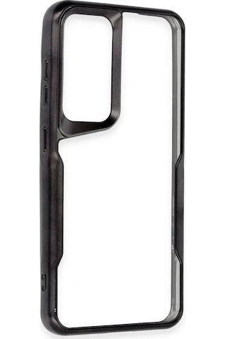 Newface - 890 - Samsung Galaxy Uyumlu S23 Kılıf Boyi Silikon Kapak - Csmo-tex - - Siyah Sıyah