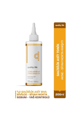 Quality Life Gözenek Sıkılaştırıcı ve Akne Karşıtı Tonik 200 ML