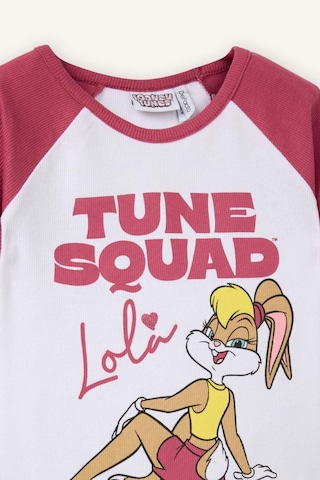 Defacto Looney Tunes Cropped Fıt Bisiklet Yaka Ribana Kısa Kollu Tişört Kız Çocuk G8309a826spwt34 Beyaz-wt34