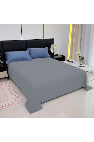 Lemestar Jlfnya Kraliçe Yatak Çarşafı - Ultra Yumuşak, Nefes Alabilir, Çok Renk Seçeneği, Kolay Temizlenebilir Gri