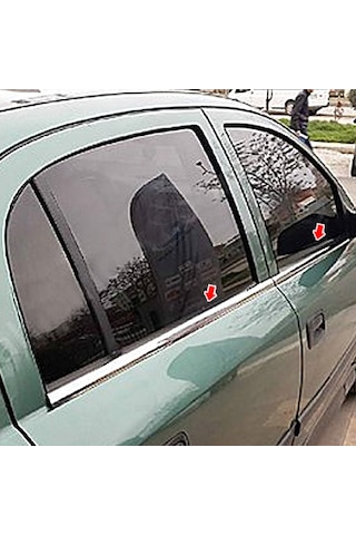 Opel Astra G Sedan Krom Cam Çıtası 2001-2009 4Prç