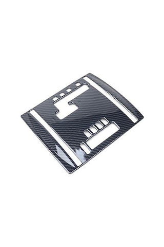 Monyee Mitsubishi Pajero 2007-2019 İçin Abs Karbon Fiber Dokulu Vites Panel Kapağı - Korozyon Ve Çizikten Koruma, Kolay Kurulum