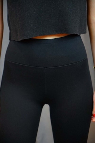 Incebelli Kadın Siyah Toparlayıcı Zayıf Gösteren Yüksek Bel Taytsiyahm Siyah