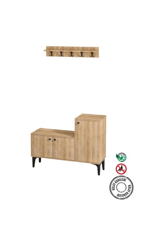 Decormet Simon Ayakkabılık Safir Meşe -dec-20036 Diğer