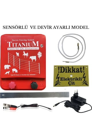 Tıtanium Shock 30kds Elektrikli Çit Sistemi Domuz Kovucu 30000 Volt