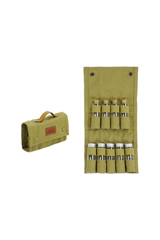 Mufunye Outdoor Bahar Şişesi Depolama Çantası, Kamp Ve Yürüyüş İçin Çok Renkli