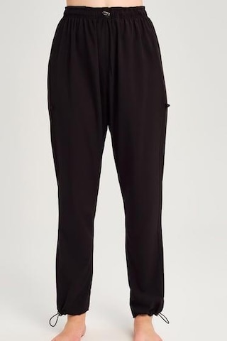 Haşema 2959 Siyah Esnek Dokuma Pantolon Çok Renkli