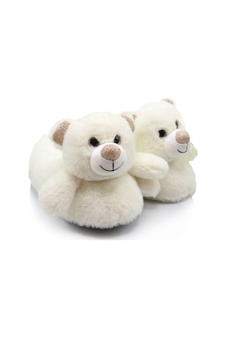 Twigy Bear Kadın Hayvanlı Panduf Beyaz 36/41 AA0648