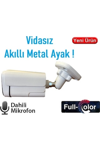 Ezcool Ez-2315ıps 5mp 3.6mm Fullcolor Sesli Metal Poe Ip Bullet Kamera