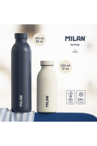 Mılan 643020b 1918 Lacivert Paslanmaz Termos Matara 591ml