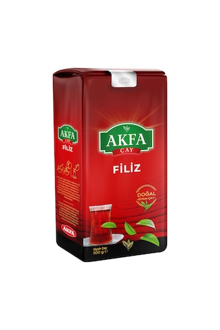 Akfa Çay Filiz Dökme Siyah Çay 6 Kg 500 G X 12 Adet
