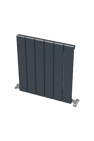 Alüminyum Radyatör 600 X 535 6 Dilim Antrasit Ral7016