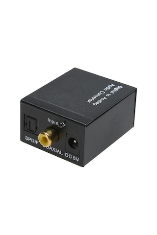 5057 Dijital To Analog 3.5mm Optik Ses Tos Çevirici Dönüştürücü Adaptör