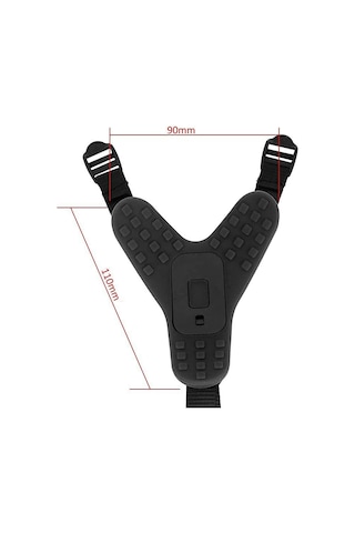 Gopro Hero 8 Hero 9 Motorcu Kask Çene Bağlantı Jaw Mount Gp523 Siyah