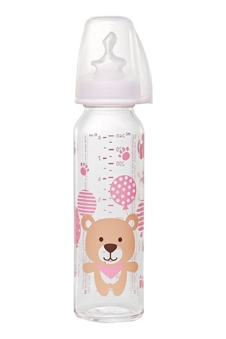 Nip 250 ML Antikolik Cam Biberon Kız