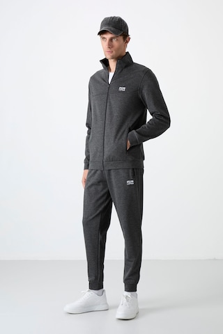 Tommy Life Hugo Antrasit Melanj Jogger Erkek Eşofman Takım - 85198 Antrasit - Melanj Antrasit Melanj