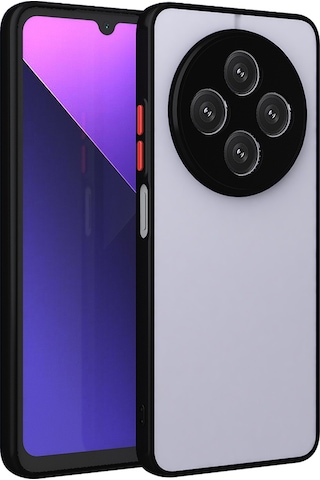 Xiaomi Redmi 14c 4g Uyumlu Kılıf Tchs Hux Kapak-siyah Siyah