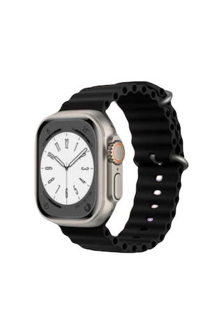 Apple Uyumlu Watch 2/3/4/5/6/7/8/9/se/ultra 42mm 44mm 45mm 49mm Ocean Silikon Loop Kordon