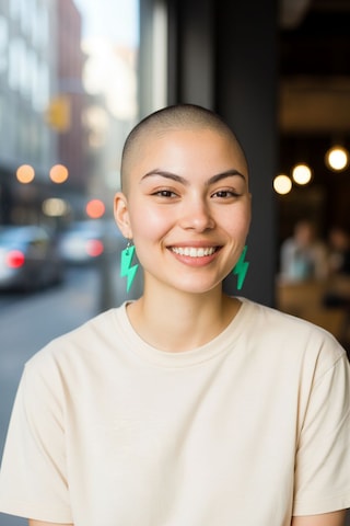 Karanlıkta Parlayan Fosforlu Şimşek Küpe Kolye Seti Yeşil