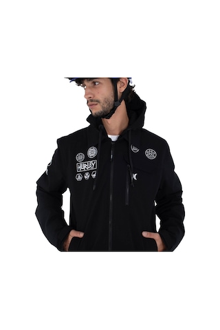 Hurley Hurley Patch Snow Jacket Erkek Siyah Ceket Blk Siyah