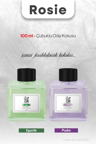 Egzotik Ve Pudra Rosıe Çubuklu Oda Kokusu 100 Ml Fresh